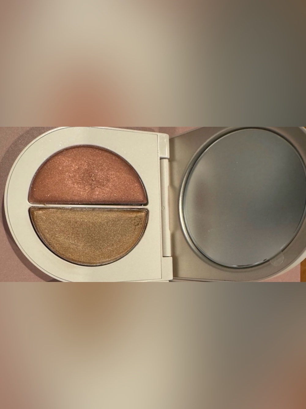 Rose Inc Bronze & Gold Shimmer Eyeshadow Duo